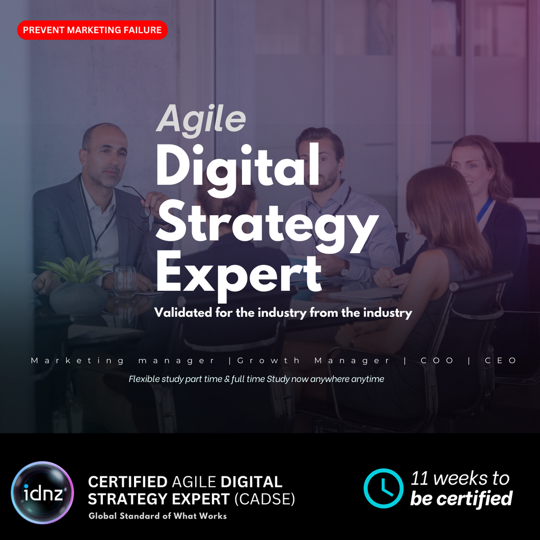 Certified Agile Digital Strategy & Planning Expert (CADSE)